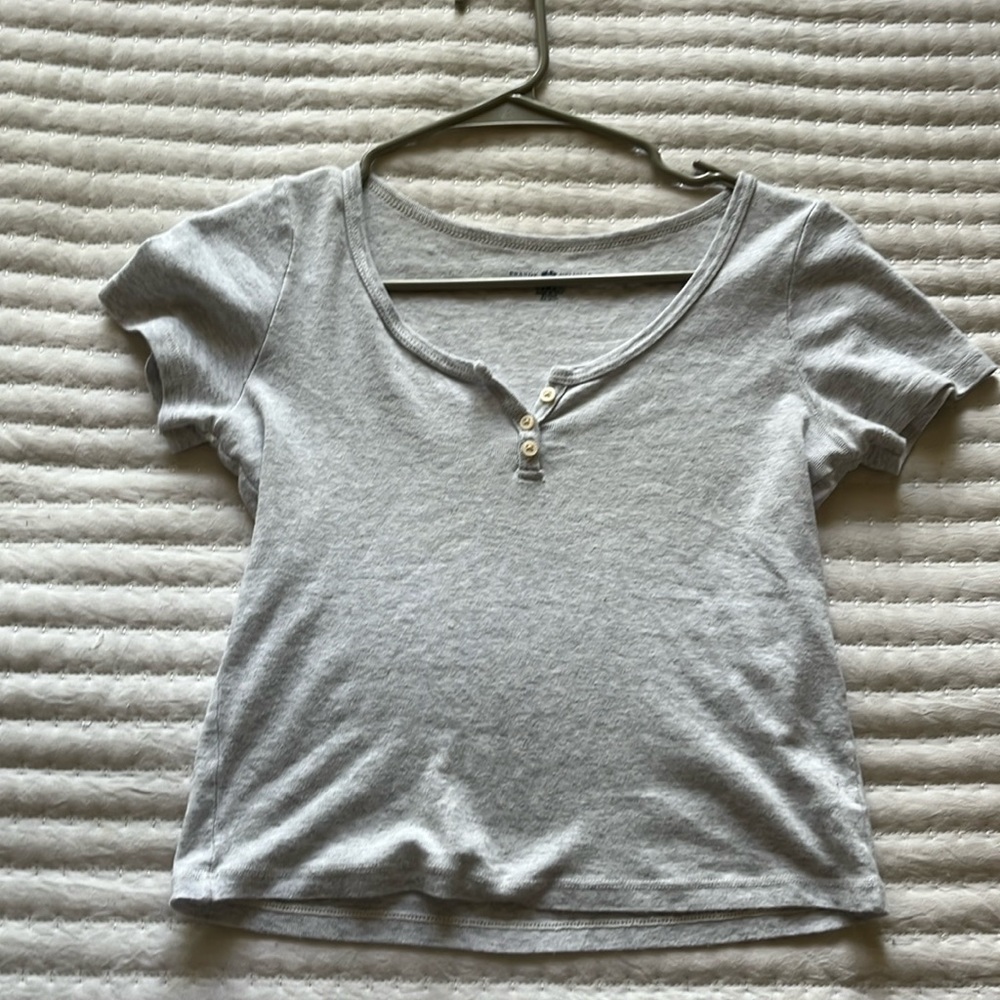Brandy grey crop top